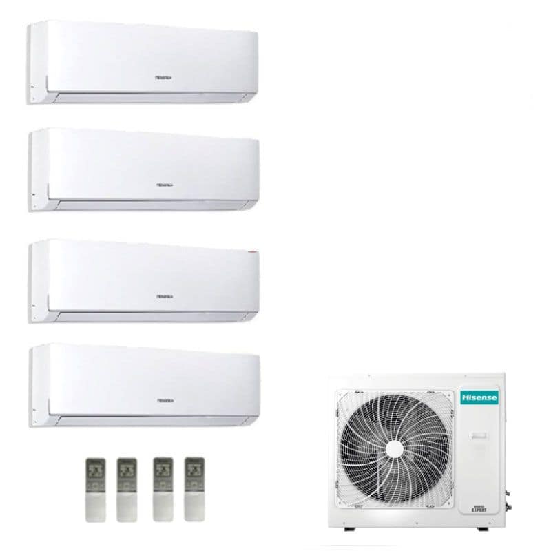 MultiSplit 4X1 Hisense 4AMW81U4RJC: CF25YR4B (x3) + CF35MR0B R32 + Instalación - Imagen 2