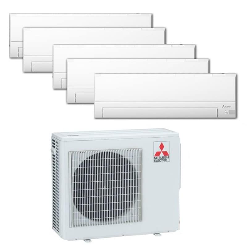 Multisplit 5X1 Mitsubishi MXZ-5F102VF + MSZ-AY35VGK + MSZ-AY25VGK (x4) R-32